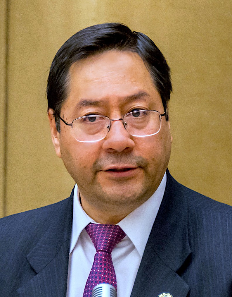 Luis arce president de bolivie